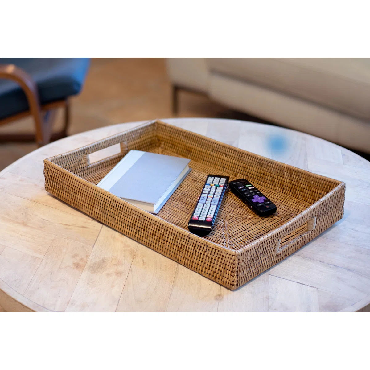 Edmond Rattan Tray thumbnail 2
